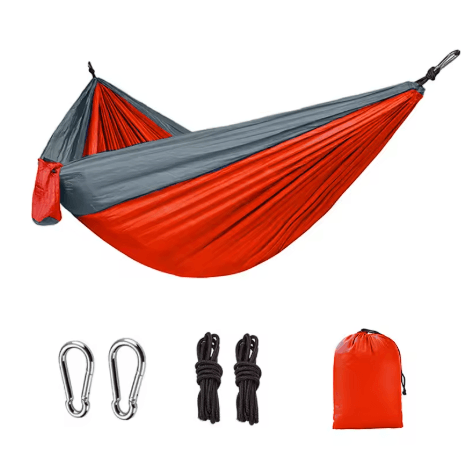 Ultra Light Camping Hammock 300kg Heavy Duty Parachute Nylon Travel Hammock for Outdoor and Indoor Use