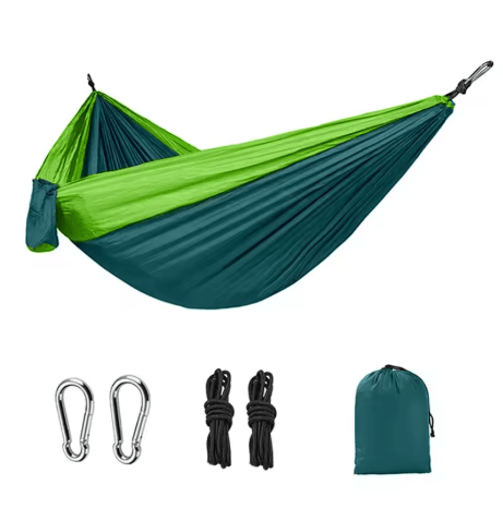 Ultra Light Camping Hammock 300kg Heavy Duty Parachute Nylon Travel Hammock for Outdoor and Indoor Use
