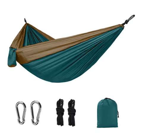 Ultra Light Camping Hammock 300kg Heavy Duty Parachute Nylon Travel Hammock for Outdoor and Indoor Use