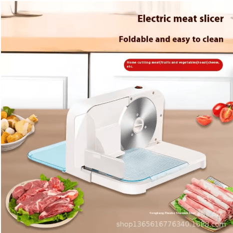 Electric Lamb Roll Meat Slicer Compact Household and Commercial Beef Slicing Machine