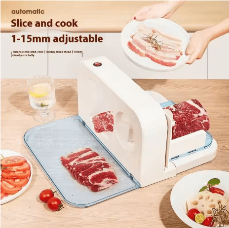 Electric Lamb Roll Meat Slicer Compact Household and Commercial Beef Slicing Machine