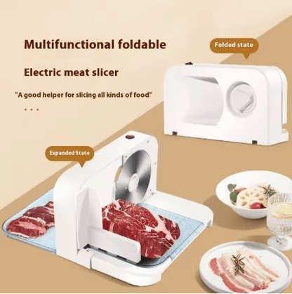 Electric Lamb Roll Meat Slicer Compact Household and Commercial Beef Slicing Machine