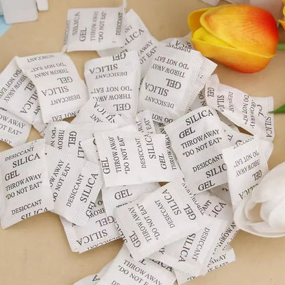 Non-Toxic Silica Gel Desiccant Moisture Absorber Packs for Room Clothes Food Storage