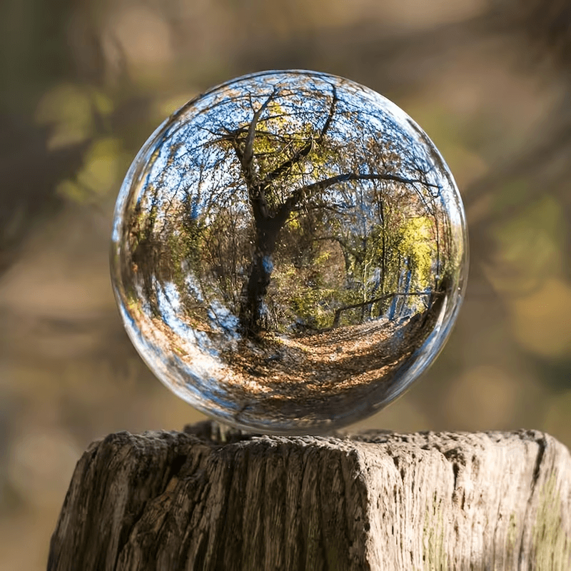 Crystal Ball Refraction Photography Lens for Inverted, Artistic Photo Effects