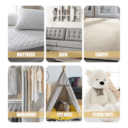 Natural Dust Mite Killer Pads For Bedding, Sofas & Drawers, Safe, Long-Lasting Relief
