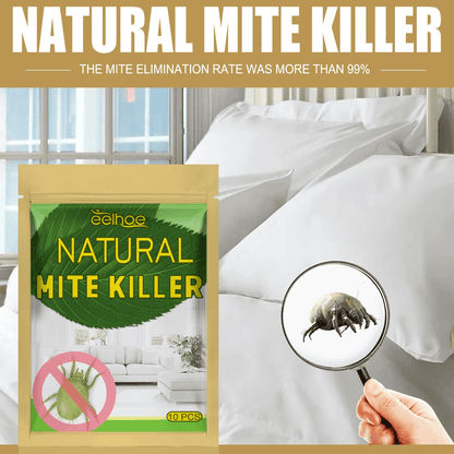 Natural Dust Mite Killer Pads For Bedding, Sofas & Drawers, Safe, Long-Lasting Relief