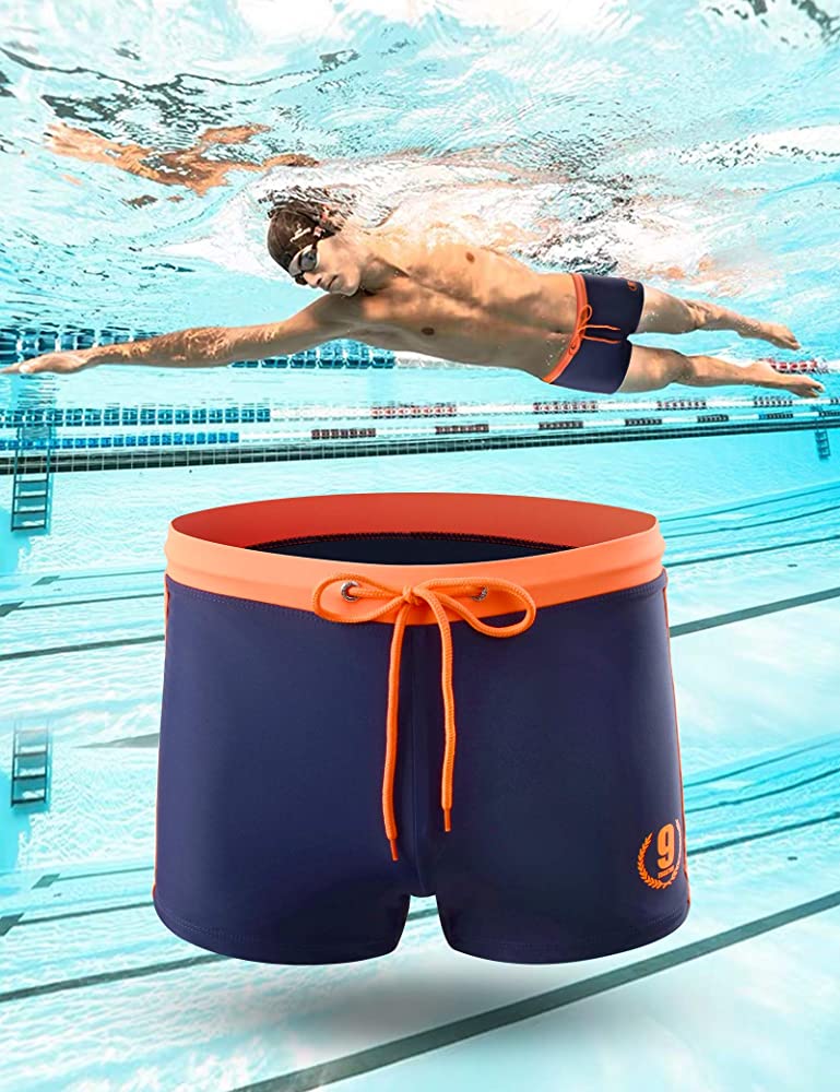 Mens Swimwear Boxer Shorts, Maillot De Bain Surf Swimsuit, Swim Suits for Men, Swim Trunks, Beachwear for Boys