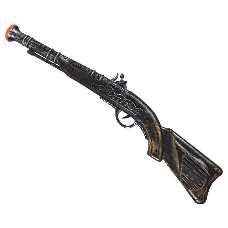Retro Pirate Flintlock Costume Pistol Halloween Party Cosplay Prop for Boys and Girls