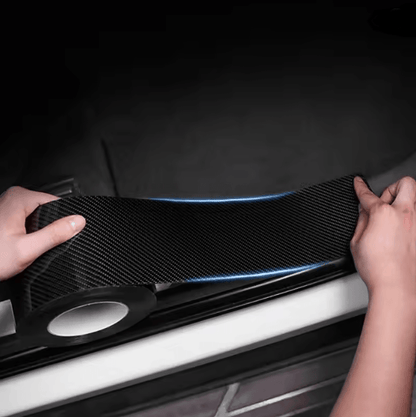 CarbonShield 3D Carbon Fiber Car Door Sill and Bumper Protector Stickers
