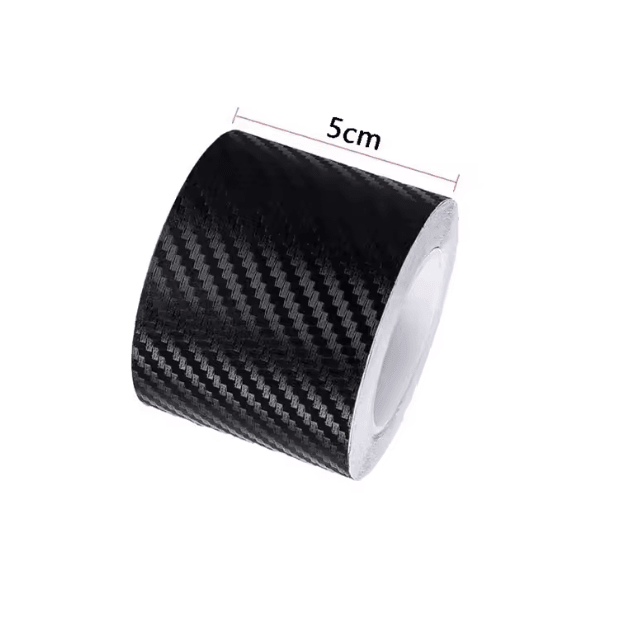 CarbonShield 3D Carbon Fiber Car Door Sill and Bumper Protector Stickers