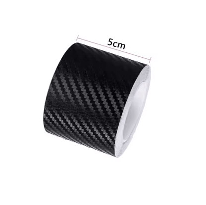 CarbonShield 3D Carbon Fiber Car Door Sill and Bumper Protector Stickers