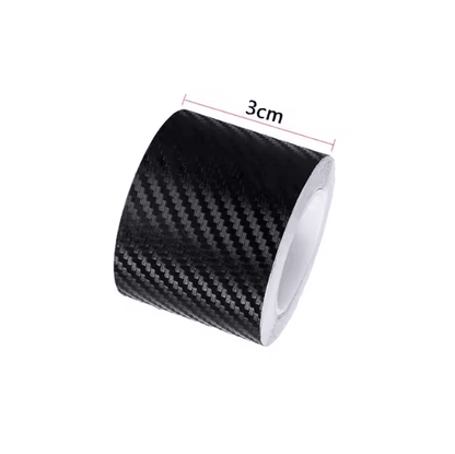 CarbonShield 3D Carbon Fiber Car Door Sill and Bumper Protector Stickers