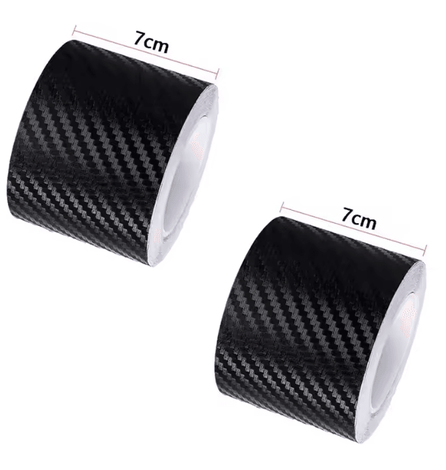 CarbonShield 3D Carbon Fiber Car Door Sill and Bumper Protector Stickers