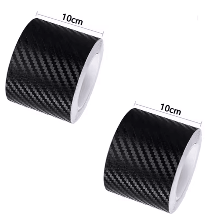 CarbonShield 3D Carbon Fiber Car Door Sill and Bumper Protector Stickers