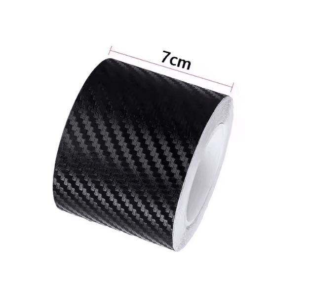 CarbonShield 3D Carbon Fiber Car Door Sill and Bumper Protector Stickers