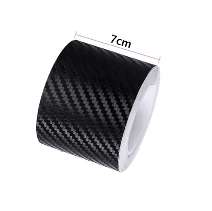 CarbonShield 3D Carbon Fiber Car Door Sill and Bumper Protector Stickers
