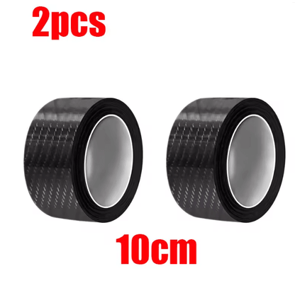 Carbon Fiber Car Door Sill Protector Anti Scratch Threshold Sticker