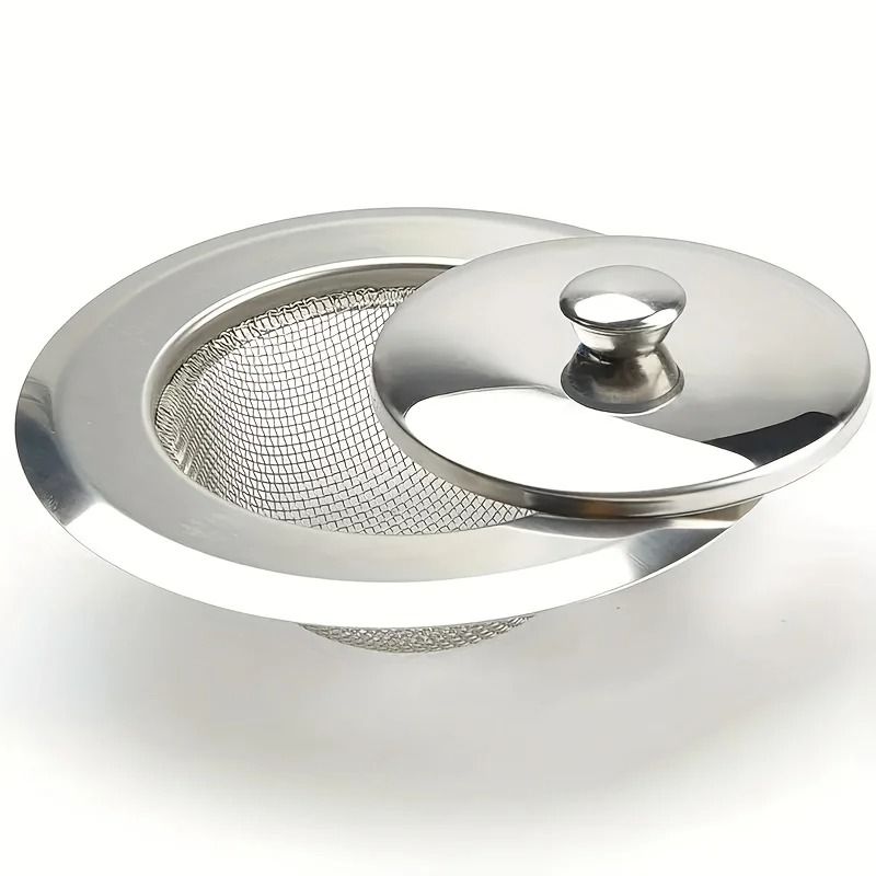 Efficient Stainless Steel Kitchen Sink Filter with Sealing Cover