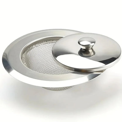 Efficient Stainless Steel Kitchen Sink Filter with Sealing Cover