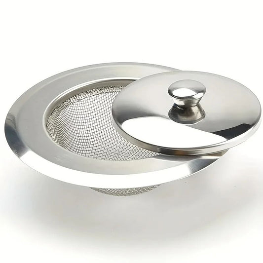 Efficient Stainless Steel Kitchen Sink Filter with Sealing Cover