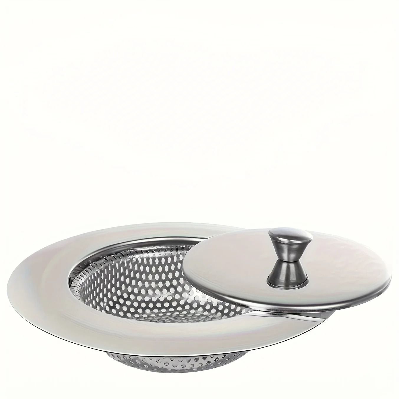 Efficient Stainless Steel Kitchen Sink Filter with Sealing Cover