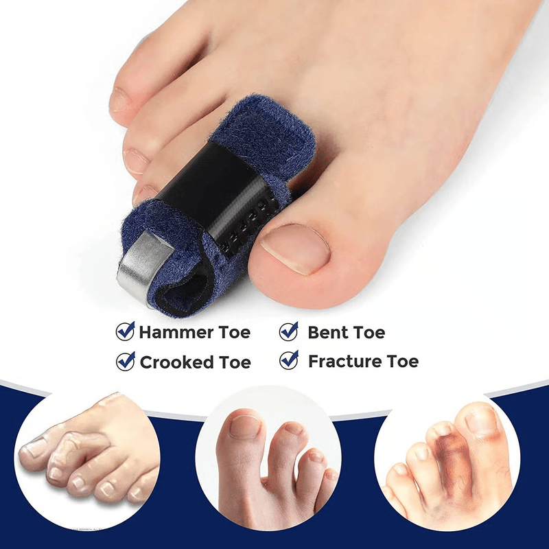 Hammer Toe Corrector Brace for Women, Soft Splint Wrap for Pain Relief & Toe Alignment