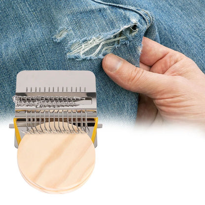 Weaving Darning Loom Tool For Fabric Repair, Smooth Fixes For Holes & Tears