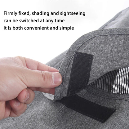 UV-Resistant Stroller Sunshade Cover – High-View Bidirectional Canopy, Easy-Install Baby Sun Protection
