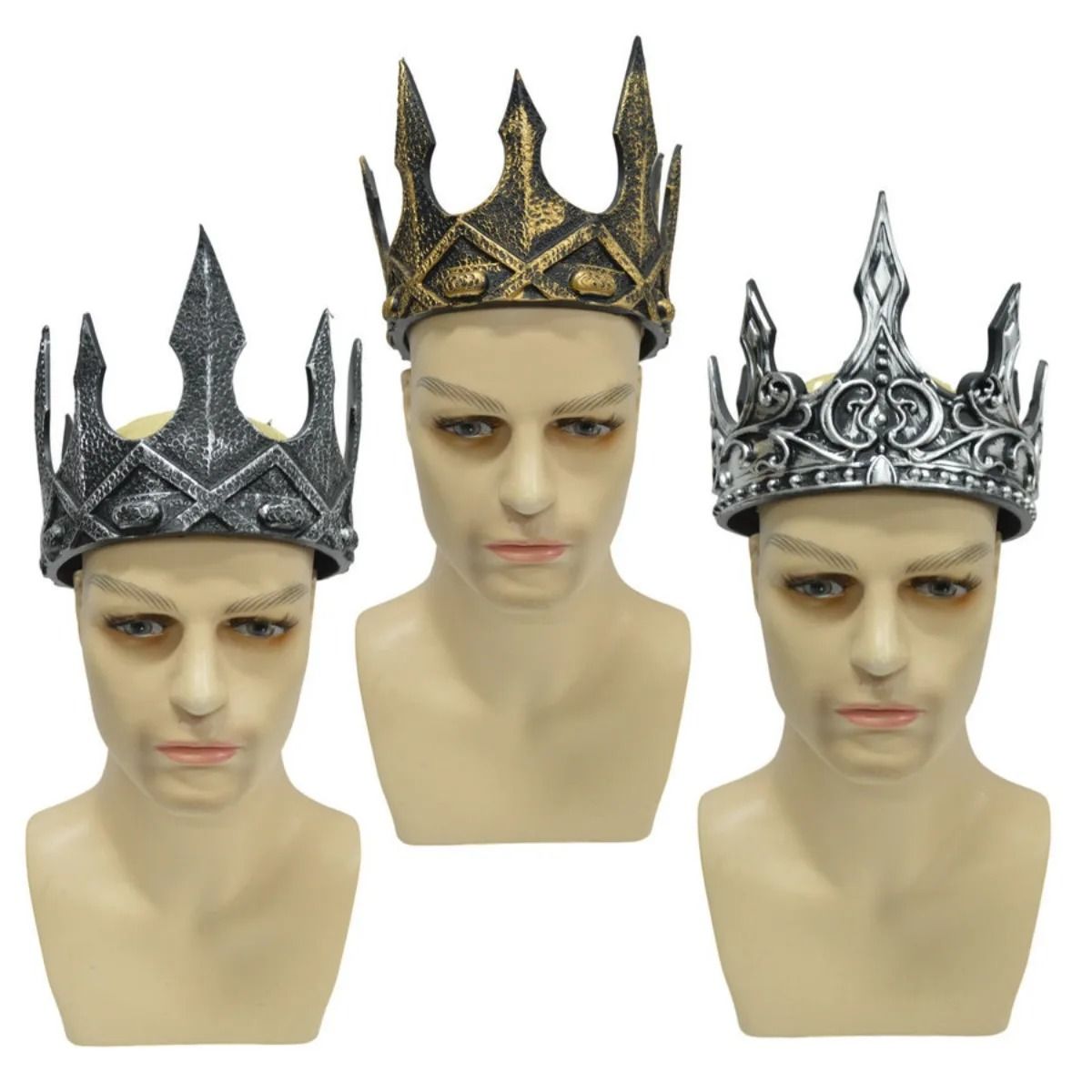 Halloween Baroque Metal Crown Royal Ball Party Tiara for Children Cosplay Cosplay item