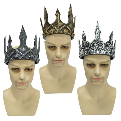 Halloween Baroque Metal Crown Royal Ball Party Tiara for Children Cosplay Cosplay item