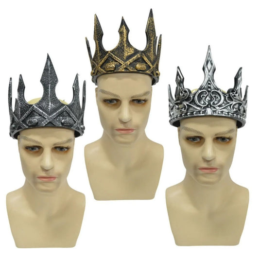 Halloween Baroque Metal Crown Royal Ball Party Tiara for Children Cosplay Cosplay item