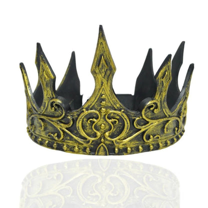 Halloween Baroque Metal Crown Royal Ball Party Tiara for Children Cosplay Cosplay item