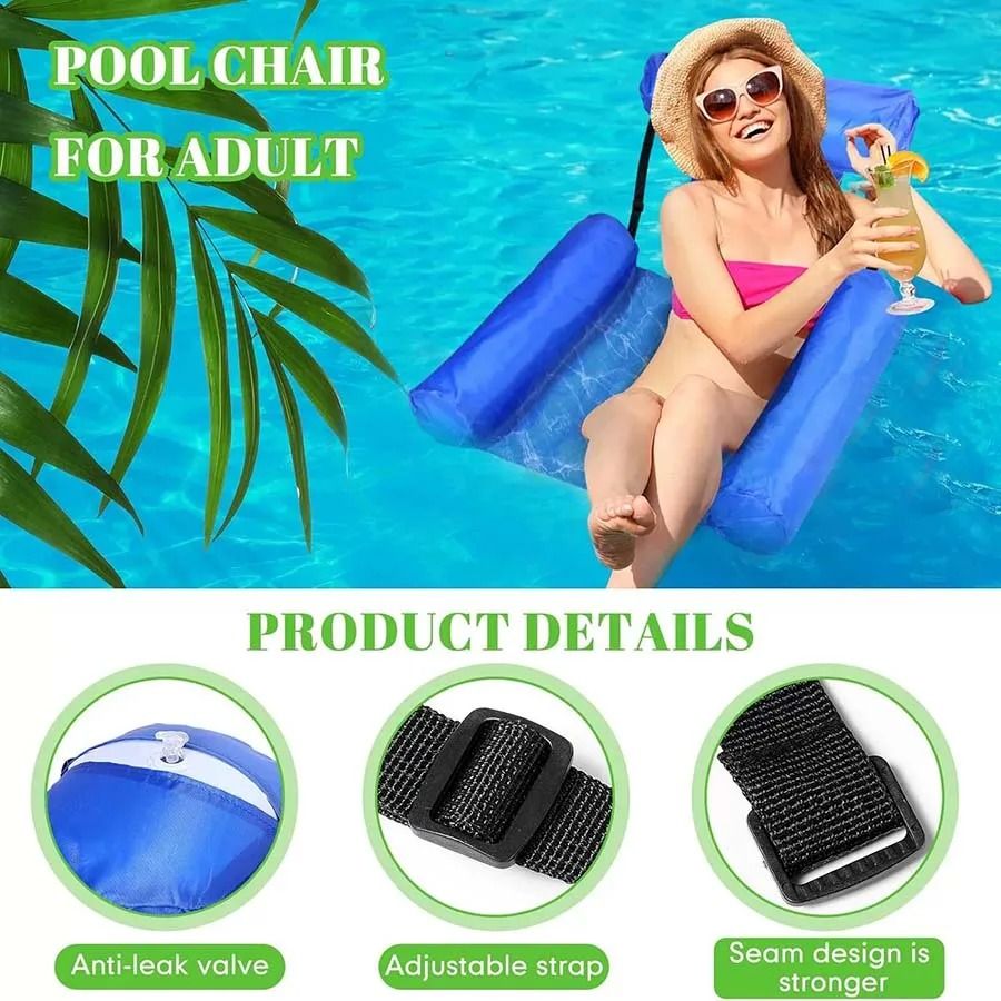 Inflatable Water Hammock Lounge Chair