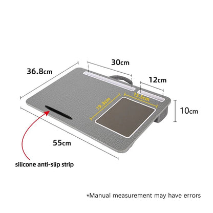 Professional Cushioned Laptop Lap Desk with Integrated Mouse Pad