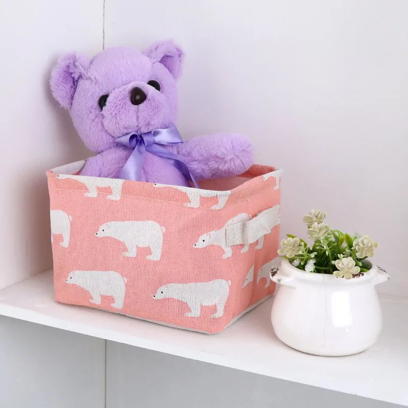 Collapsible Storage Basket with Handles – Washable Foldable Storage Bin for Laundry, Closet & Shelves