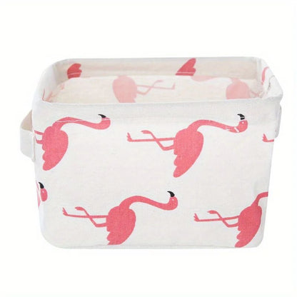 Collapsible Storage Basket with Handles – Washable Foldable Storage Bin for Laundry, Closet & Shelves