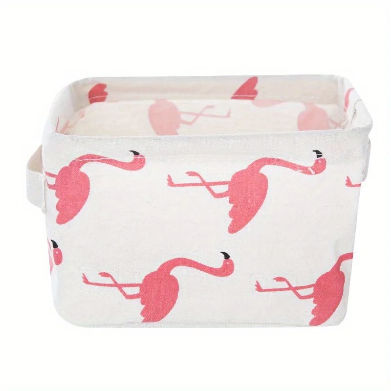 Collapsible Storage Basket with Handles – Washable Foldable Storage Bin for Laundry, Closet & Shelves