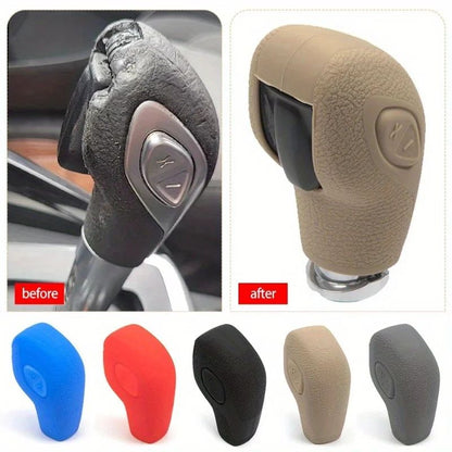 Universal Silicone Gear Shift Cover – Anti-Slip Shift Knob Cover & Car Gear Shifter Protector
