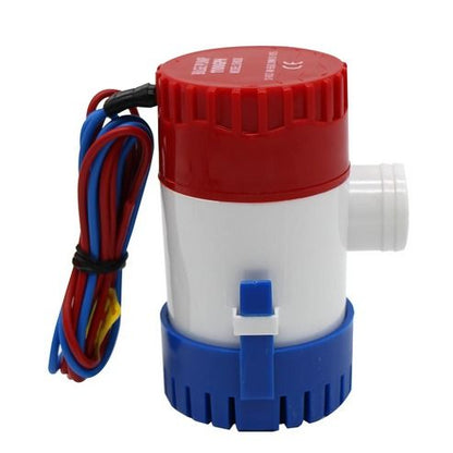 Electric Marine Bilge Water Pump for Boat, Submersible Sump, Durable, Easy Installation
