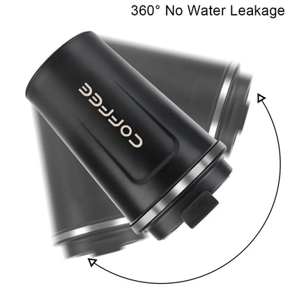 Stainless Steel Travel Thermos Mug Leak Proof Double Wall Coffee Cup 380 ML 510 ML