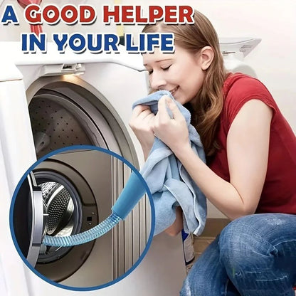 3-Piece Washing Machine Vacuum Cleaning Kit – Deep Pipe & Lint Removal vacuum cleaner hose attachment (41-inch)