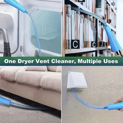 3-Piece Washing Machine Vacuum Cleaning Kit – Deep Pipe & Lint Removal vacuum cleaner hose attachment (41-inch)