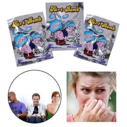 Stinky Fart Prank Bomb Bags Funny Gag Joke Set for Parties & April Fools