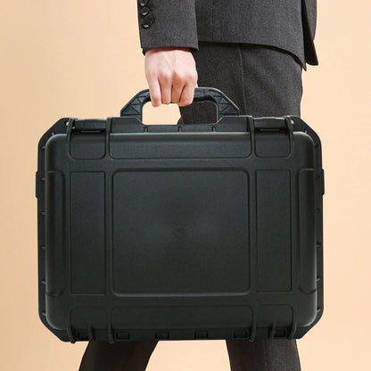 Waterproof Heavy-Duty Protective Tool Case with Pre-Cut Foam Inserts – Shockproof Hard Storage Box for Equipment & Gear