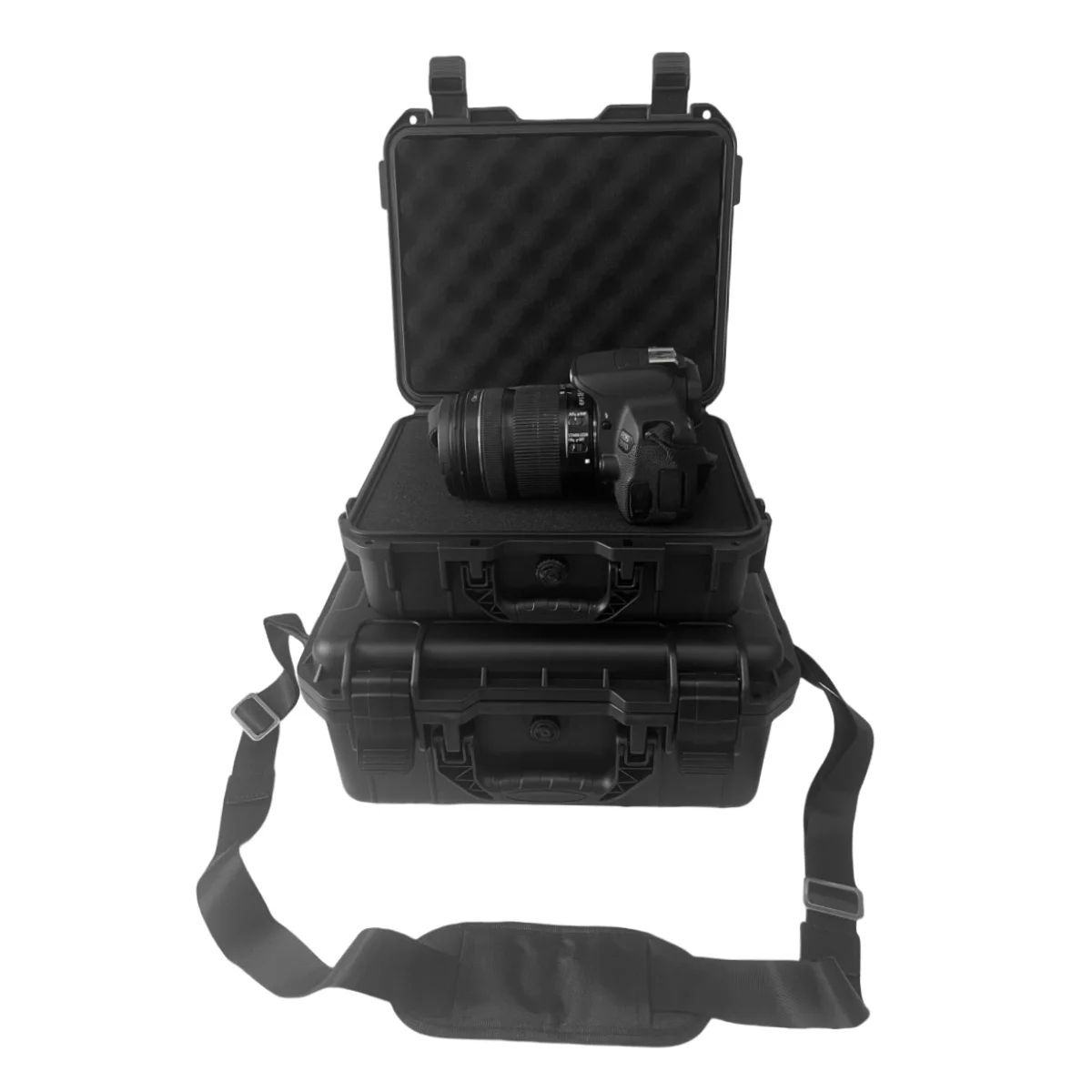 Waterproof Heavy-Duty Protective Tool Case with Pre-Cut Foam Inserts – Shockproof Hard Storage Box for Equipment & Gear