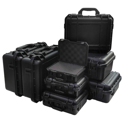 Waterproof Heavy-Duty Protective Tool Case with Pre-Cut Foam Inserts – Shockproof Hard Storage Box for Equipment & Gear