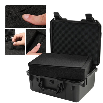 Waterproof Heavy-Duty Protective Tool Case with Pre-Cut Foam Inserts – Shockproof Hard Storage Box for Equipment & Gear
