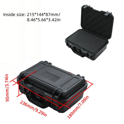 Waterproof Heavy-Duty Protective Tool Case with Pre-Cut Foam Inserts – Shockproof Hard Storage Box for Equipment & Gear