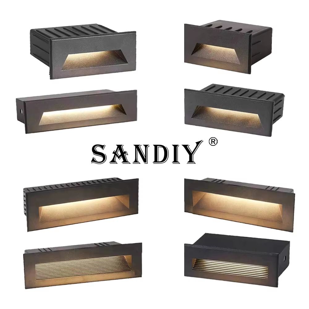 Waterproof Outdoor LED Stair Wall Light 3W/6W for Exterior Step Illumination
