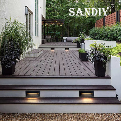 Waterproof Outdoor LED Stair Wall Light 3W/6W for Exterior Step Illumination
